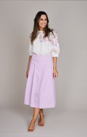 Lila rok in tafta Senso