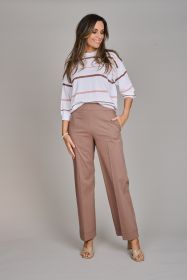 Bruine broek op elastiek D.Exterior