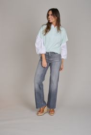 Mint pull met kort mouwen Henry Christ