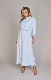 Lichtblauwe rok op elastiek Henry Christ