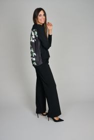 Zwarte pull met bloemenprint op de rug Ted Baker