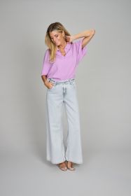 Grijze jeans model Palazzo Cambio