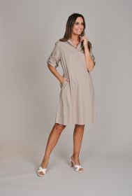 Beige kleed Margittes