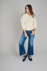 Ecru pull met kabel Ralph Lauren