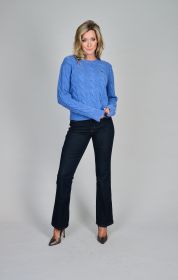 Blauwe pull met kabel Ralph Lauren