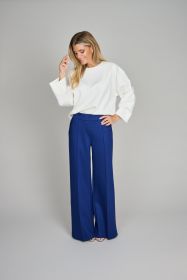 Blauwe broek op elastiek Riani