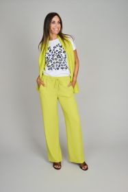 Lime broek Marc Cain