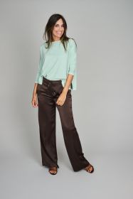 Mint pull met witte boord Marc Cain