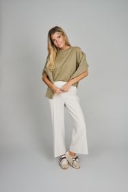 Groene T-shirt Luisa Cerano