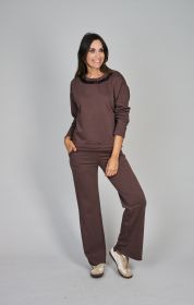 Bruine joggingbroek Margittes