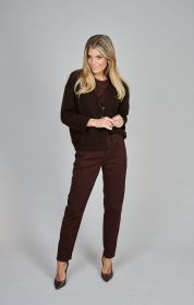 Bruine broek Luisa Cerano