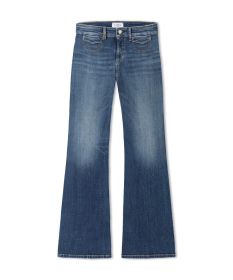 Blauwe jeans model Fabienne Cambio