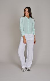 Mint bloes met kraag Henry Christ