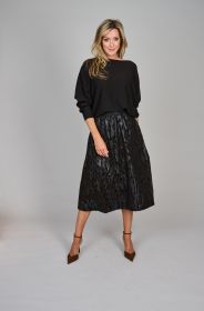 Bruine pull met vlindermouwen Due Amanti