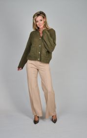 Kaki gilet met zakken Des Petits Hauts